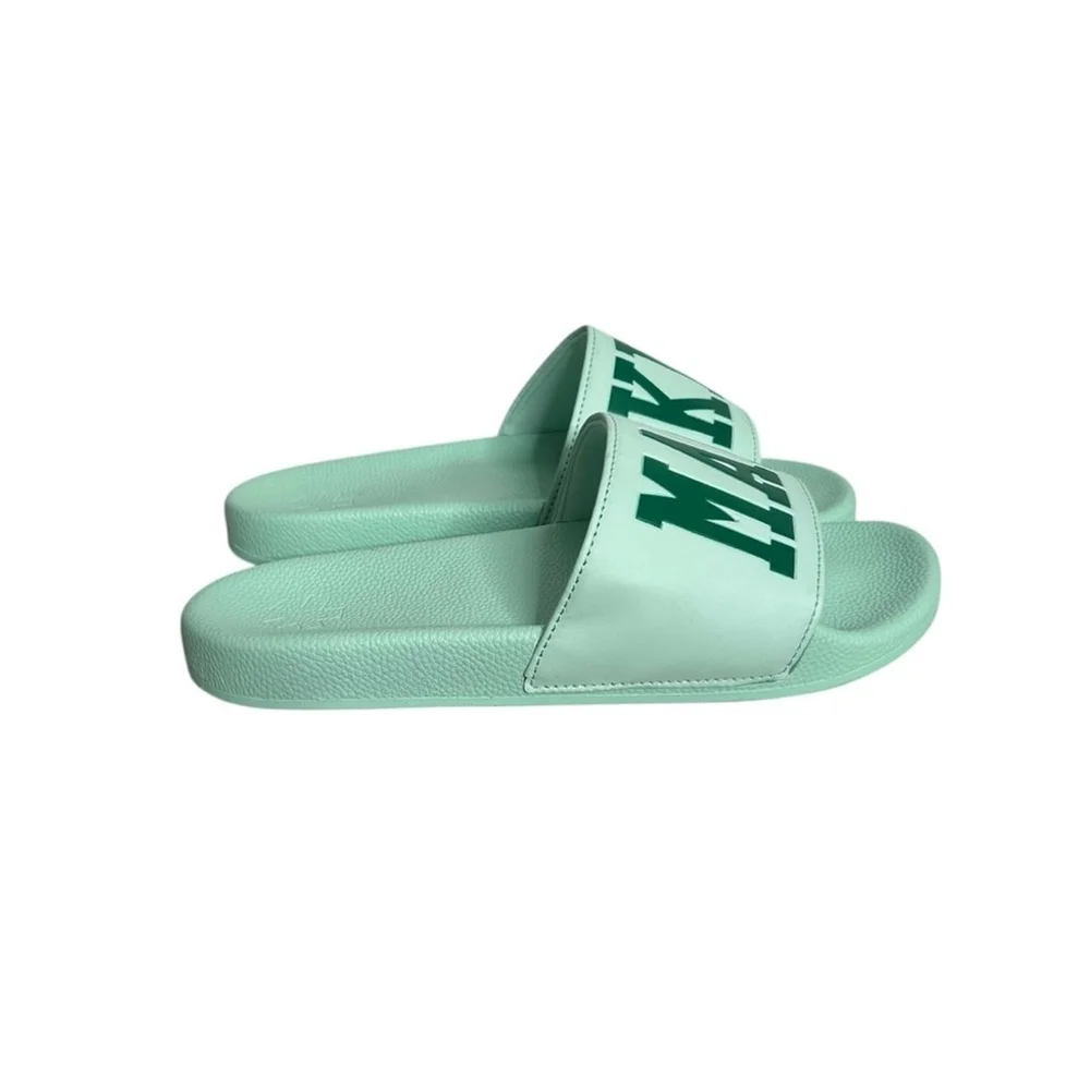MARKET Standard Pool Lounge Casual Slide in Sage Mint Green Logo Men's Size 11